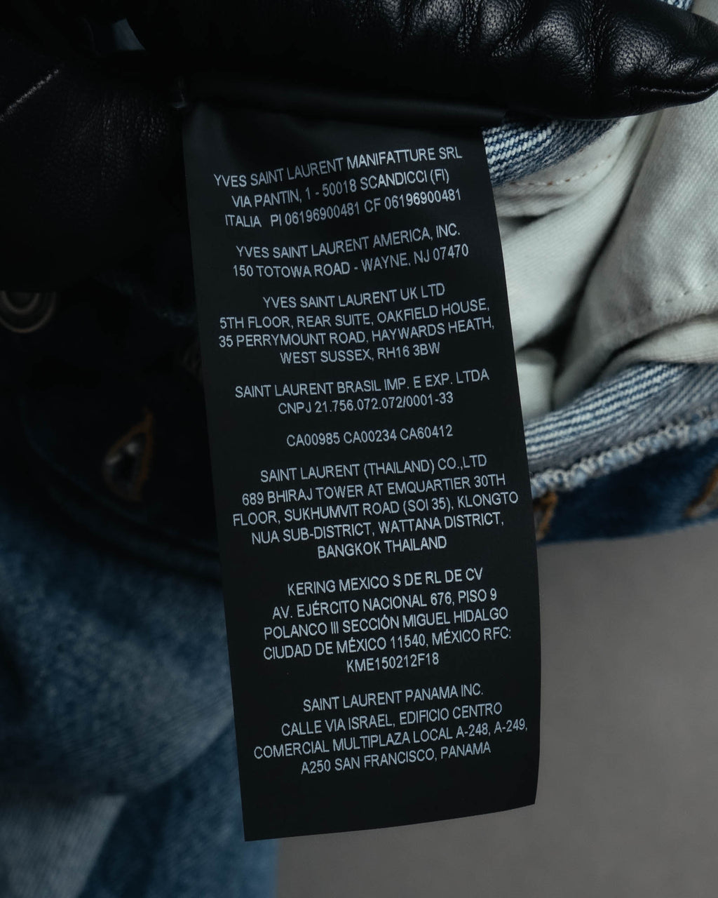 -SPECIAL- “SAINT LAURENT” 2023’s Long extreme baggy faded denim jeans