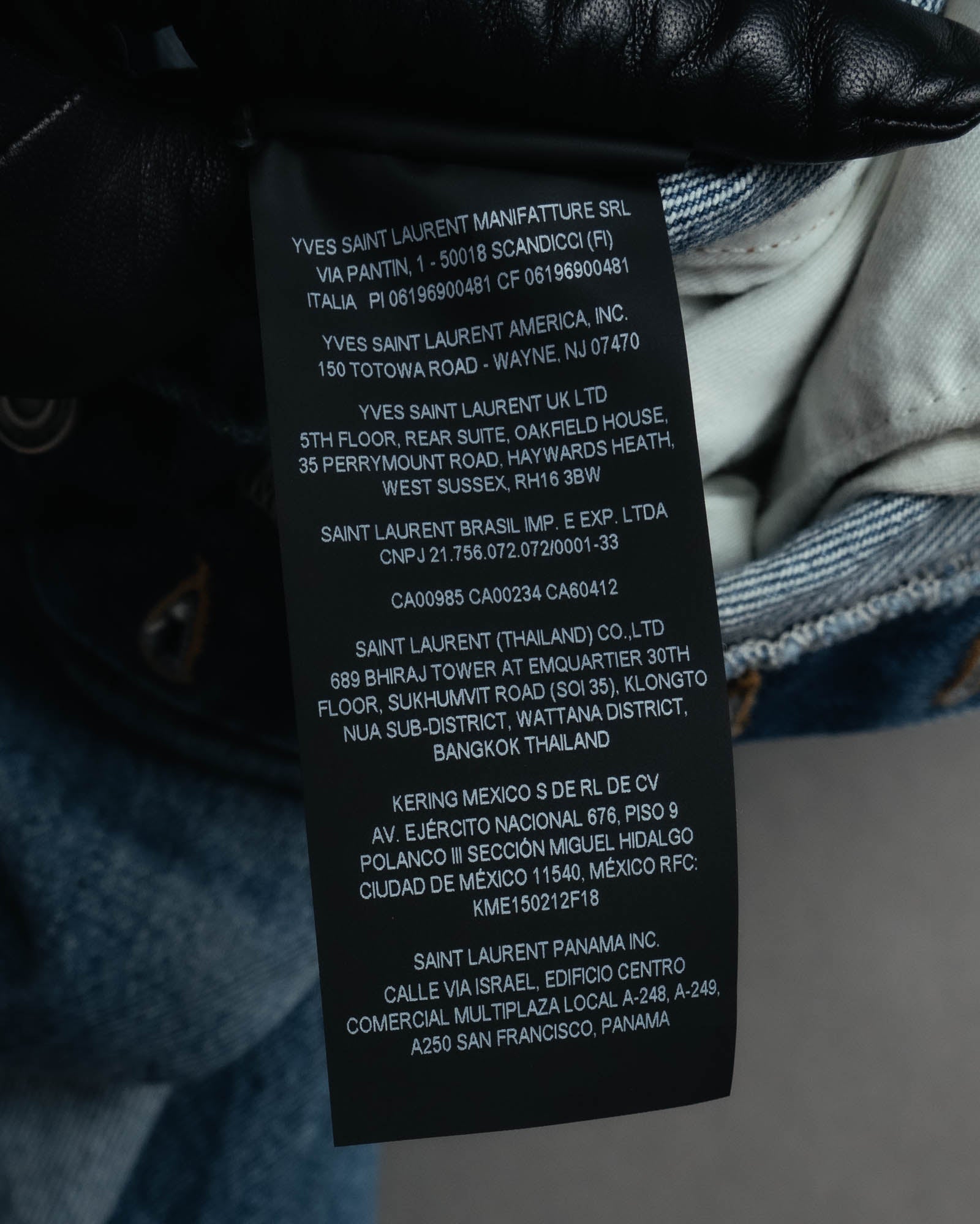 -SPECIAL- “SAINT LAURENT” 2023’s Long extreme baggy faded denim jeans