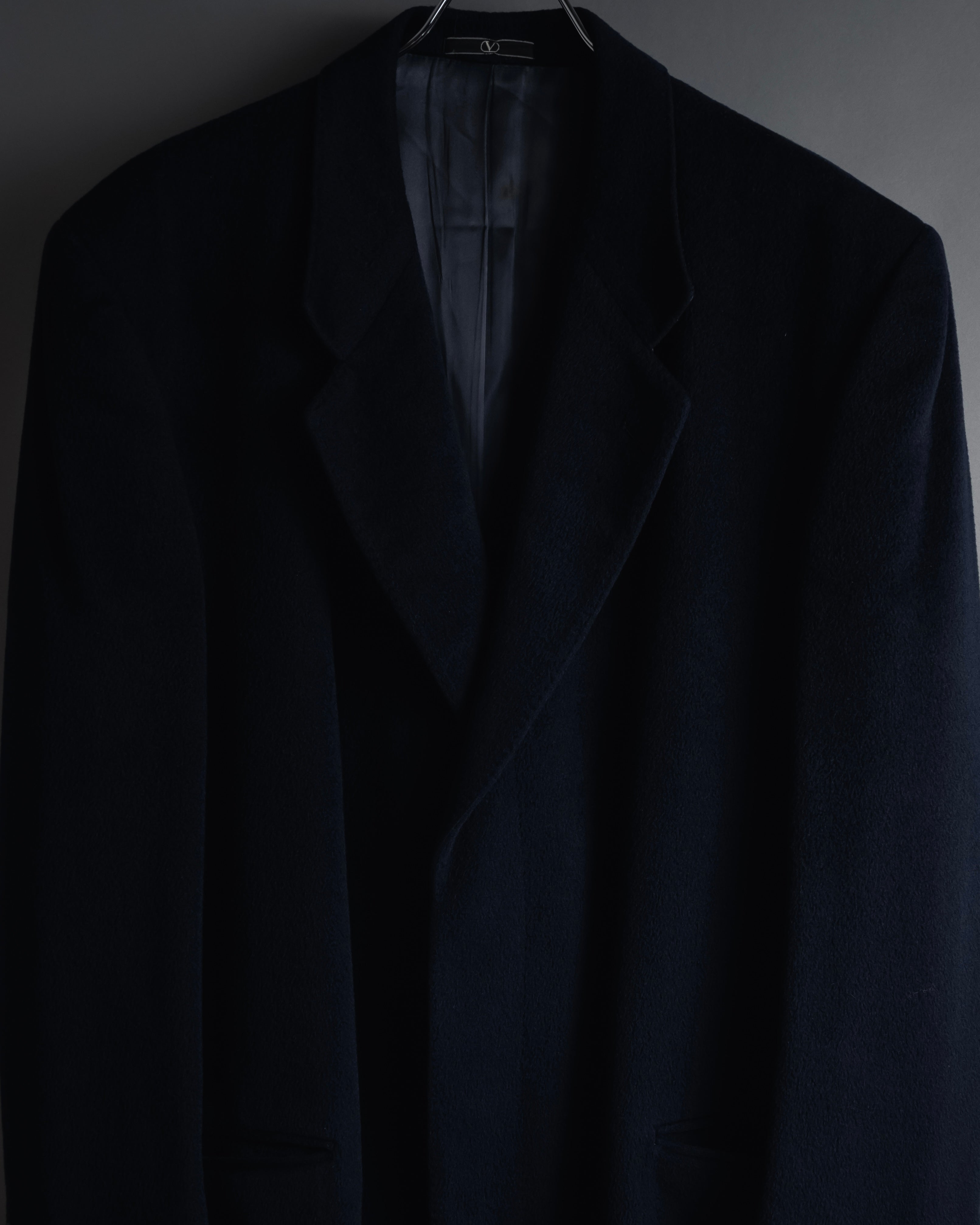"VALENTINO GARAVANI UOMO" 80’s-90’s Cashmere blend tailored coat