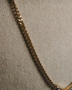 "Christian Dior" Geometric Y-link crystal pendant necklace