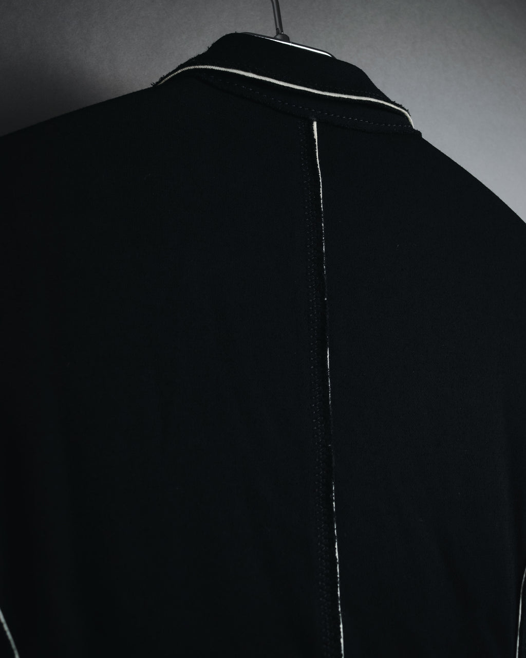 "Donna Karan" Contrast piped tailored jacket