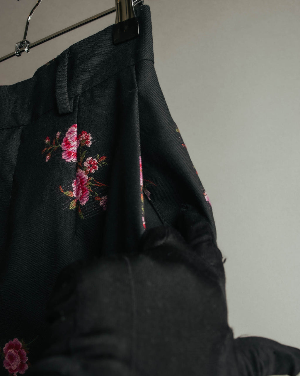 “RED VALENTINO” 2020 Floral jacquard tapered trousers