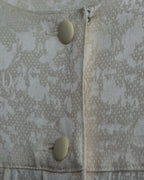 "Christian Dior" Shiny off-white shirt