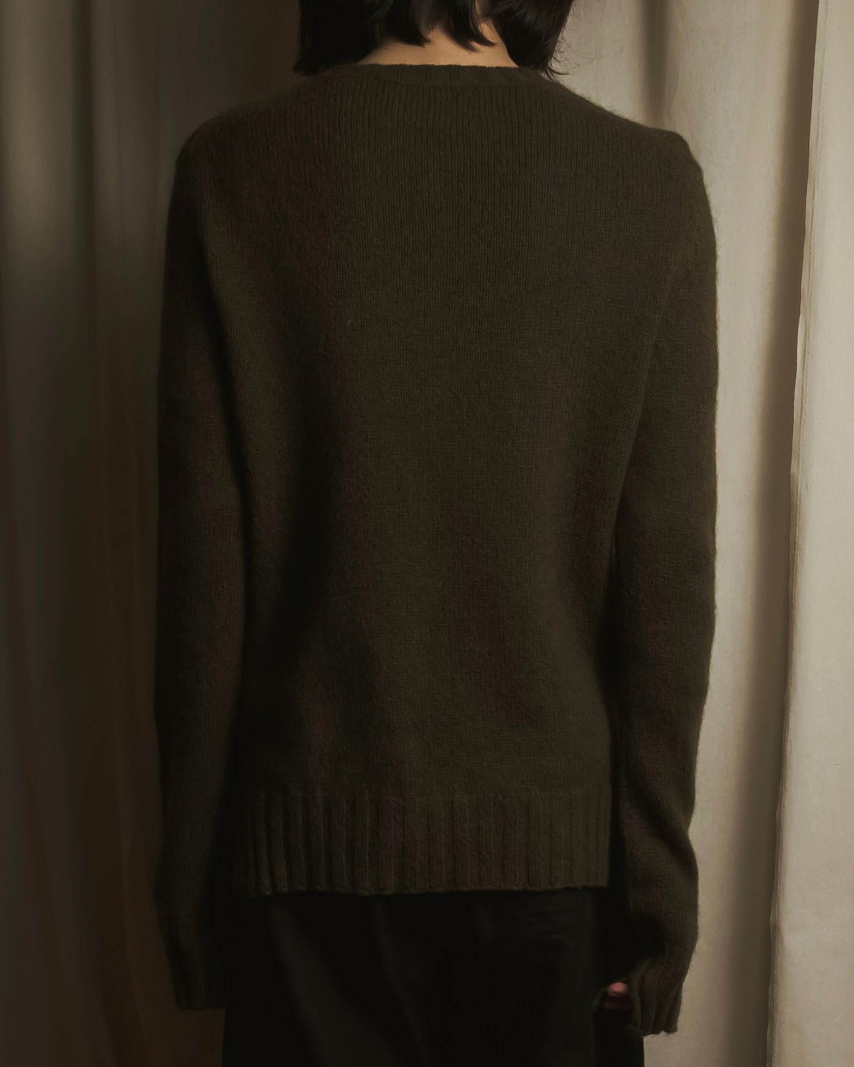 Jil Sander+ 24Otoño Invierno Suéter de punto de cuello redondo con acabado suave cepillado