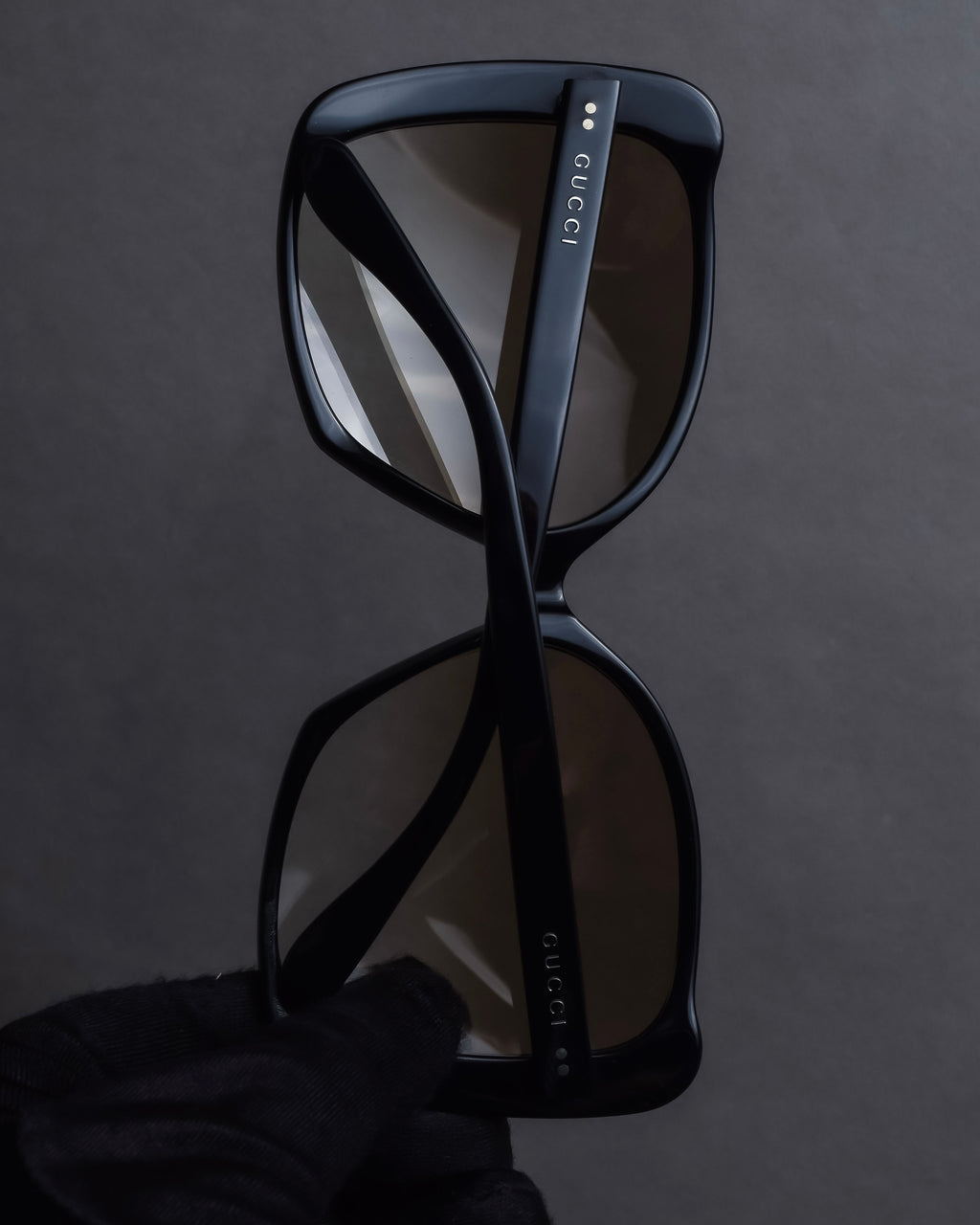 "GUCCI" Butterfly frame oversized shaped sunglasses