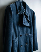 "Comme des garçons robe de chambre" Beautiful velour double half coat