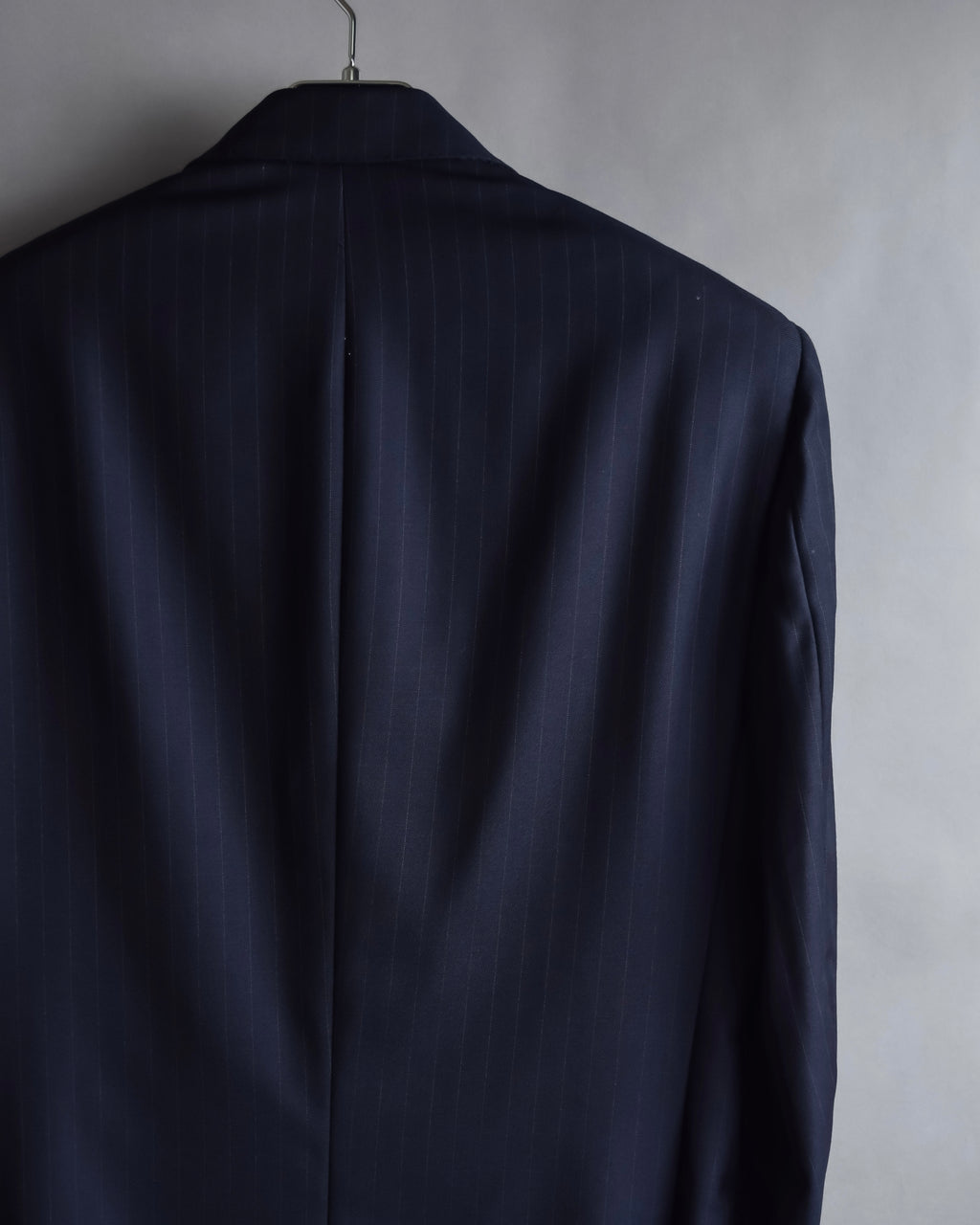 "HERMES" Pinstripe relaxed tailored jacket