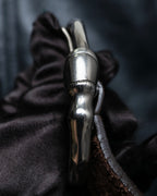 "GUCCI" Horse's foot motif antique style ring belt