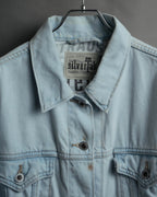 -MOOD MILLÉSIMES- “Levi’s SilverTab” 2010’s-20’s silvertab cropped light wash denim jacket