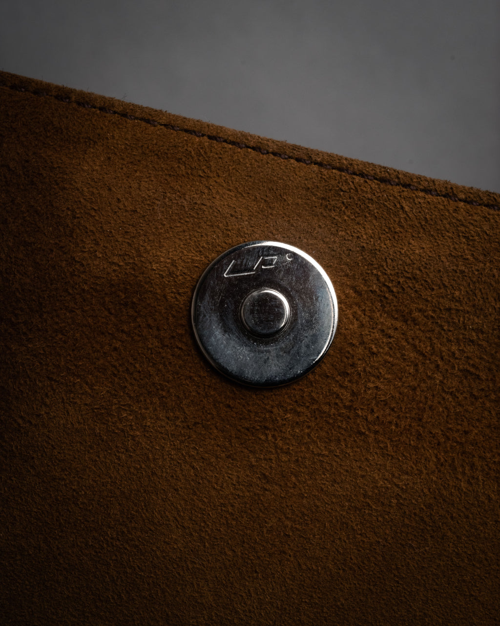 “Salvatore Ferragamo” 90’s-00’s Gancini suede shoulder bag