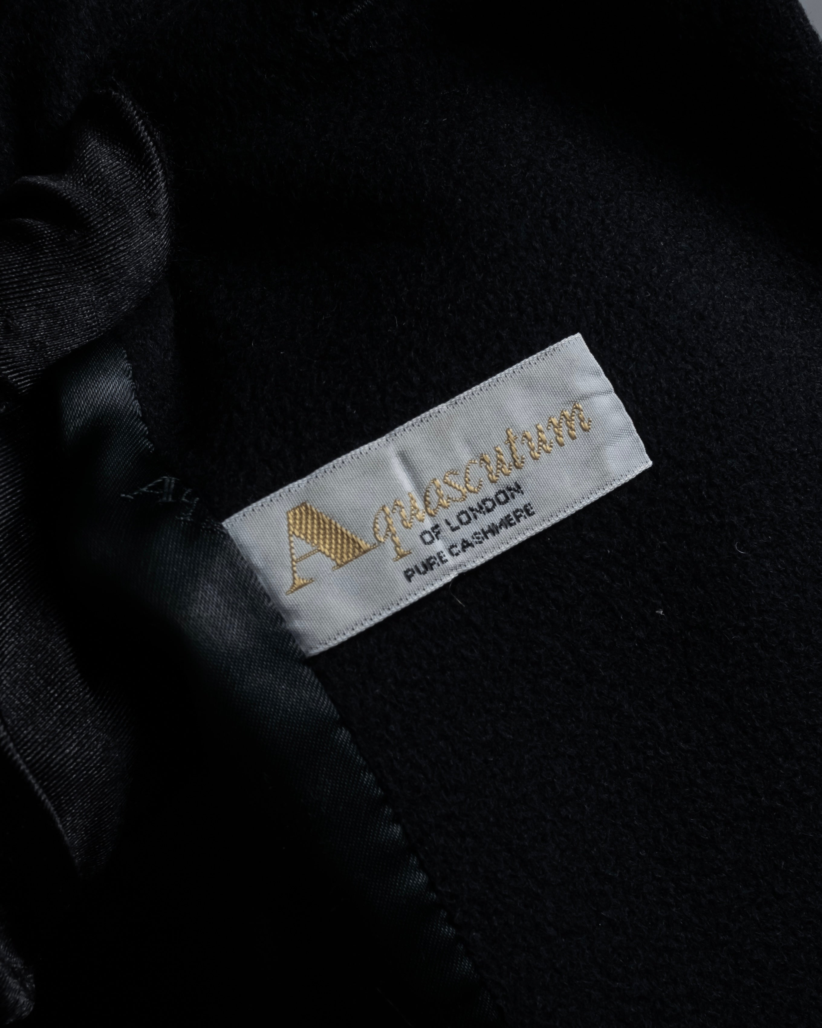 "Aquascutum" Elegantly tailored double-breasted long chester coat