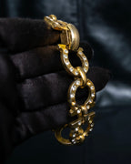 Salvatore Ferragamo Big Gancini gold chain bracelet