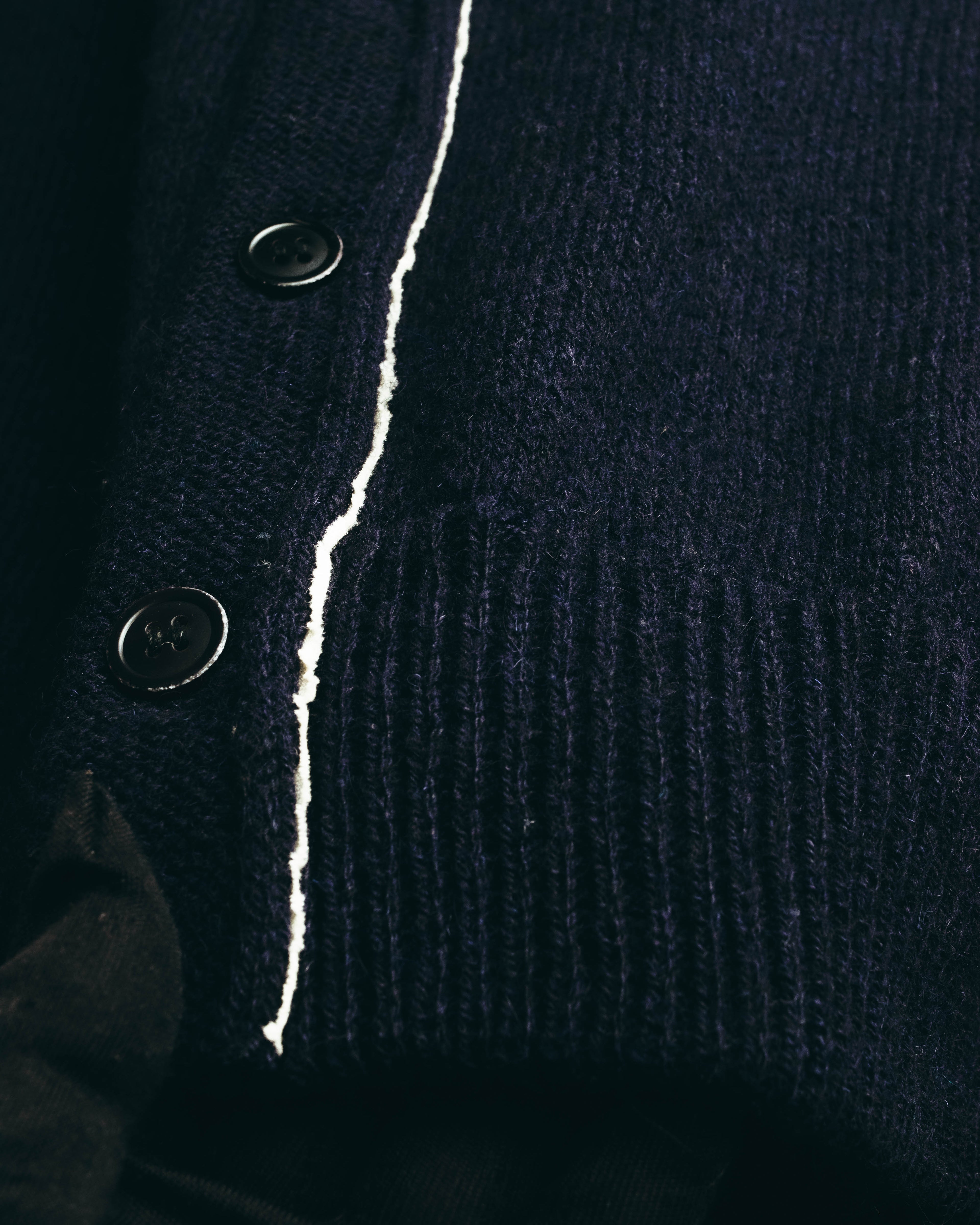 "Yohji Yamamoto +NOIR" 00's-10's Soft alpaca wool knit cardigan