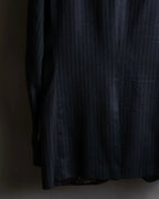 "PAUL SMITH" Satin-switched striped tailored jacket