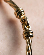 "DIOR" Twisted antique design bracelet