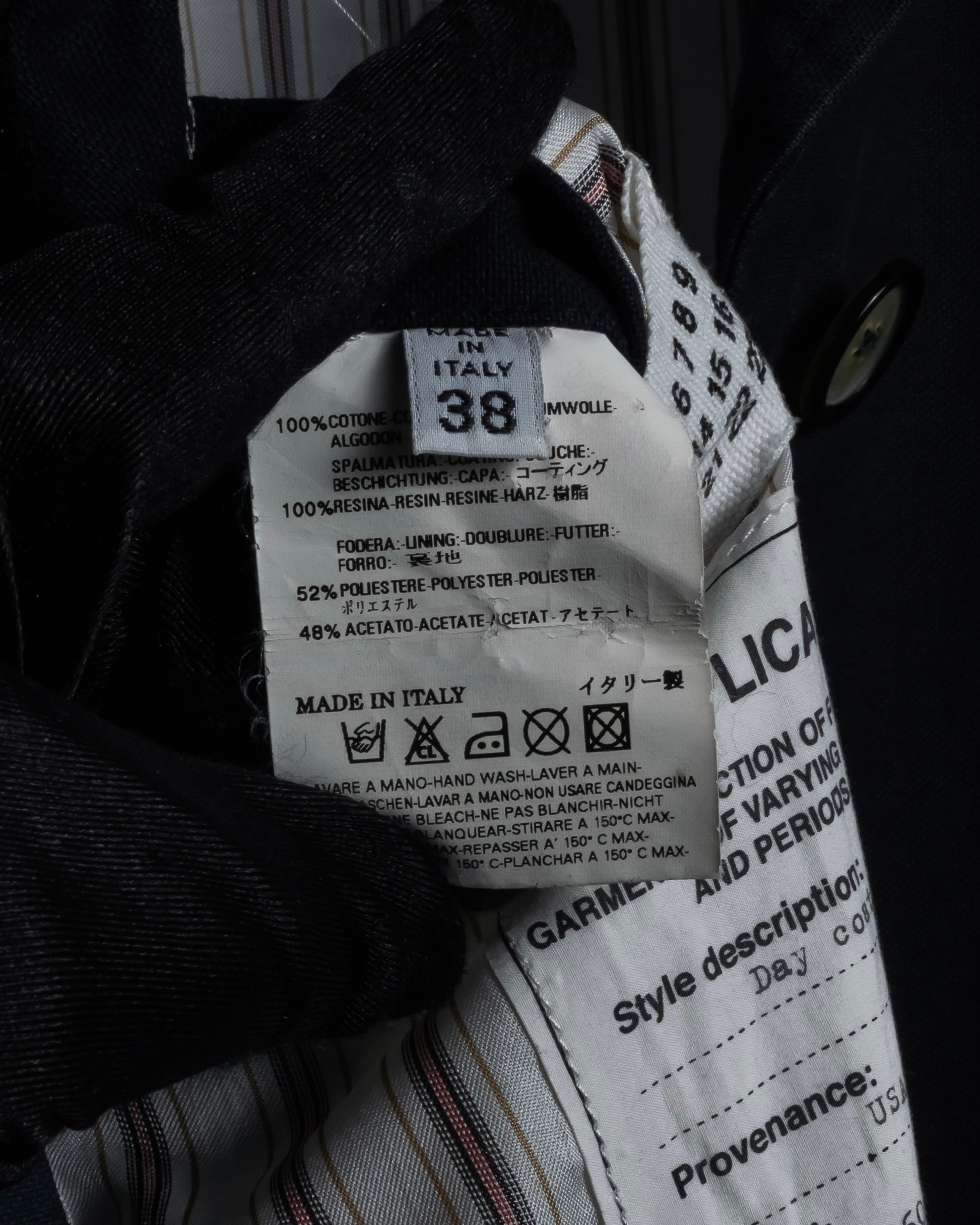 “Maison Martin Margiela” 00’s replica 60’s USA day coat