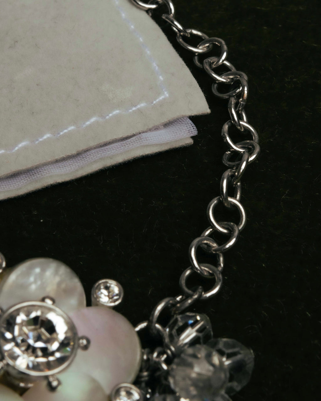 "Christian Dior" 00's Floral charm bracelet