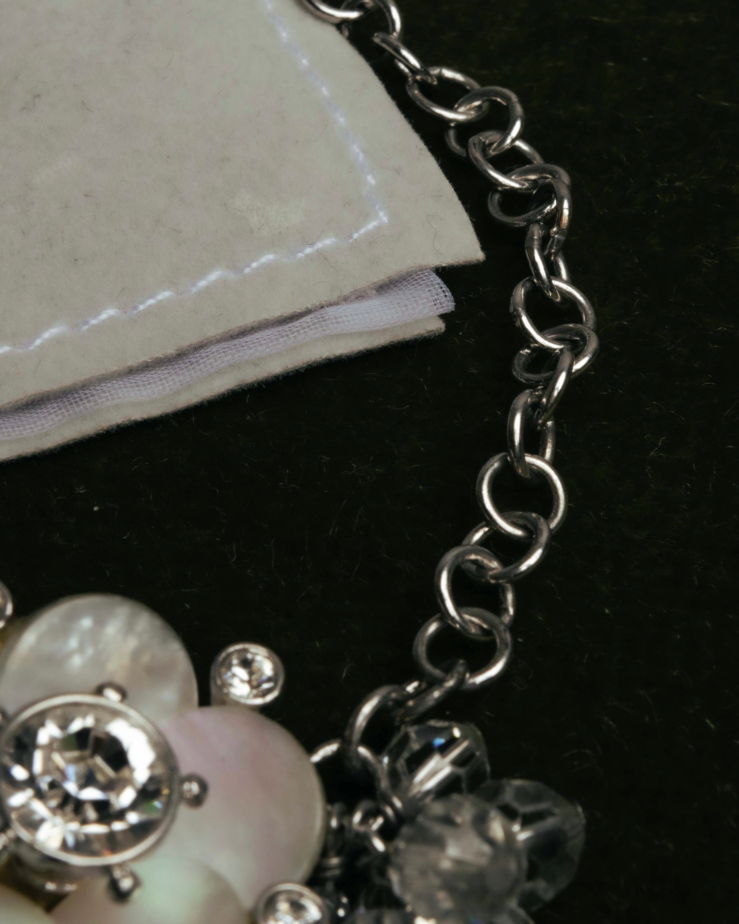 "Christian Dior" 00's Floral charm bracelet