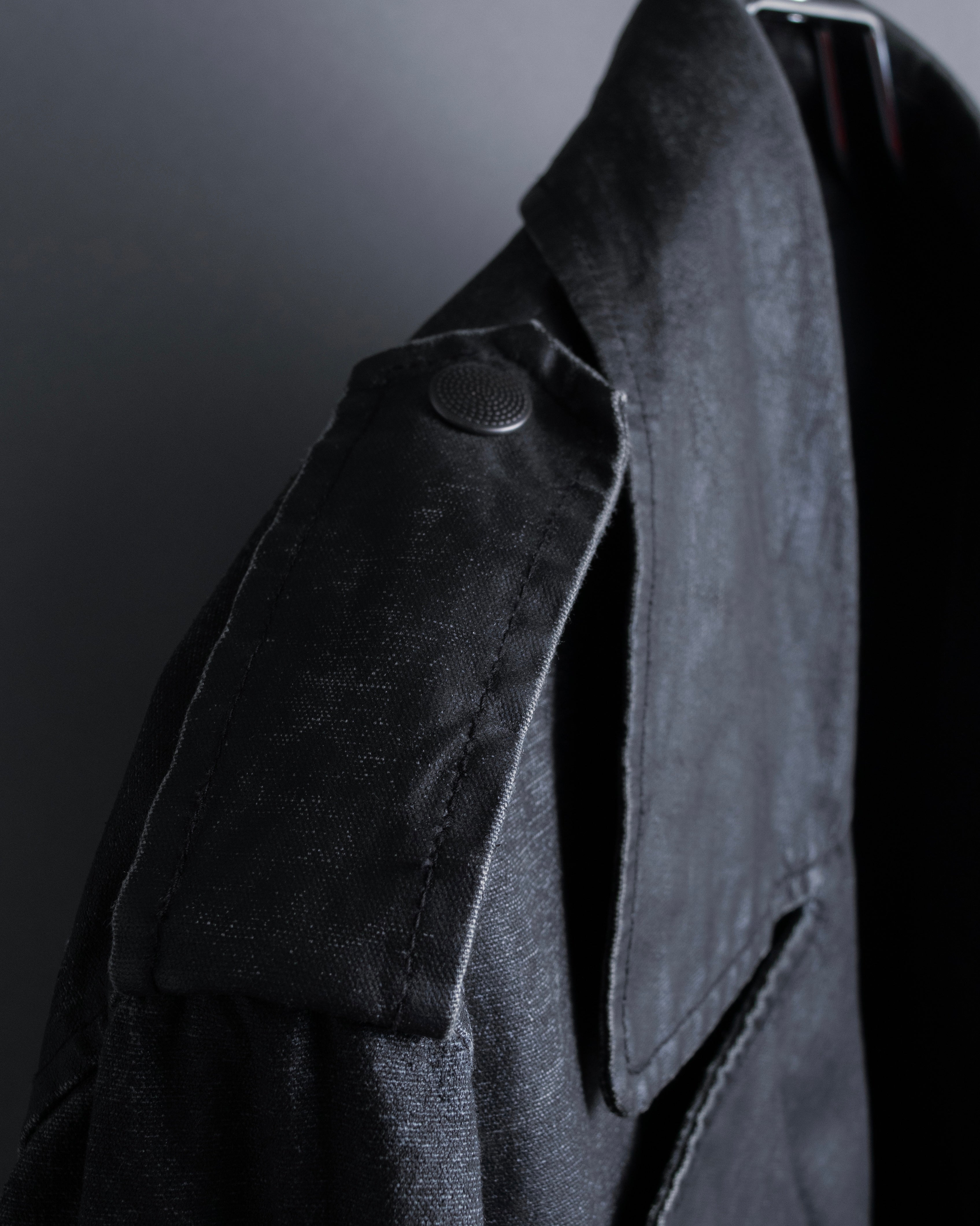 "JEAN PAUL GAULTIER" Firm finish double-zip belted mid-length coat