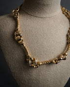 “Christian Dior” 90’s Crystal knot rope necklace
