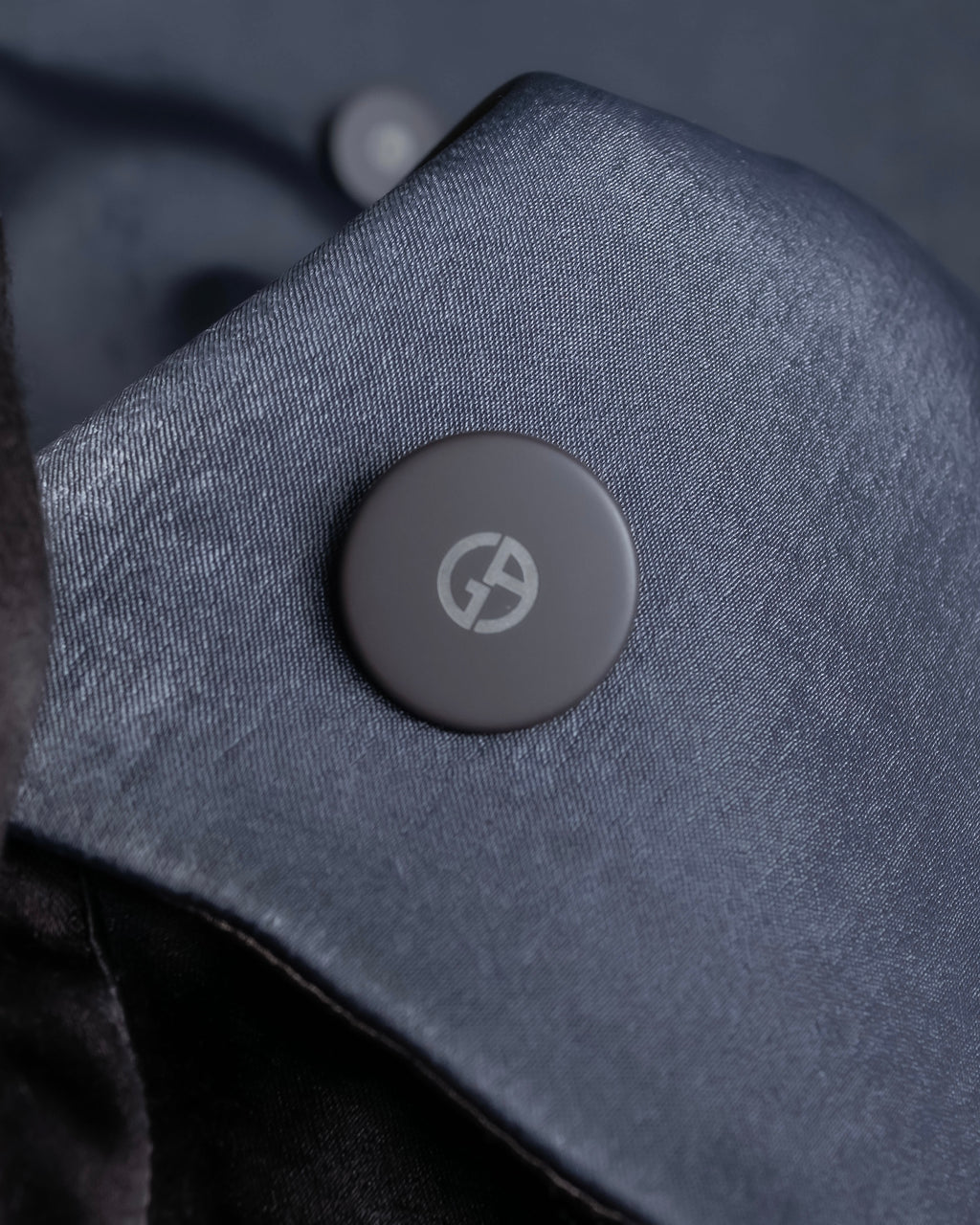 "GIORGIO ARMANI" Double breasted 2way collar design short jacket