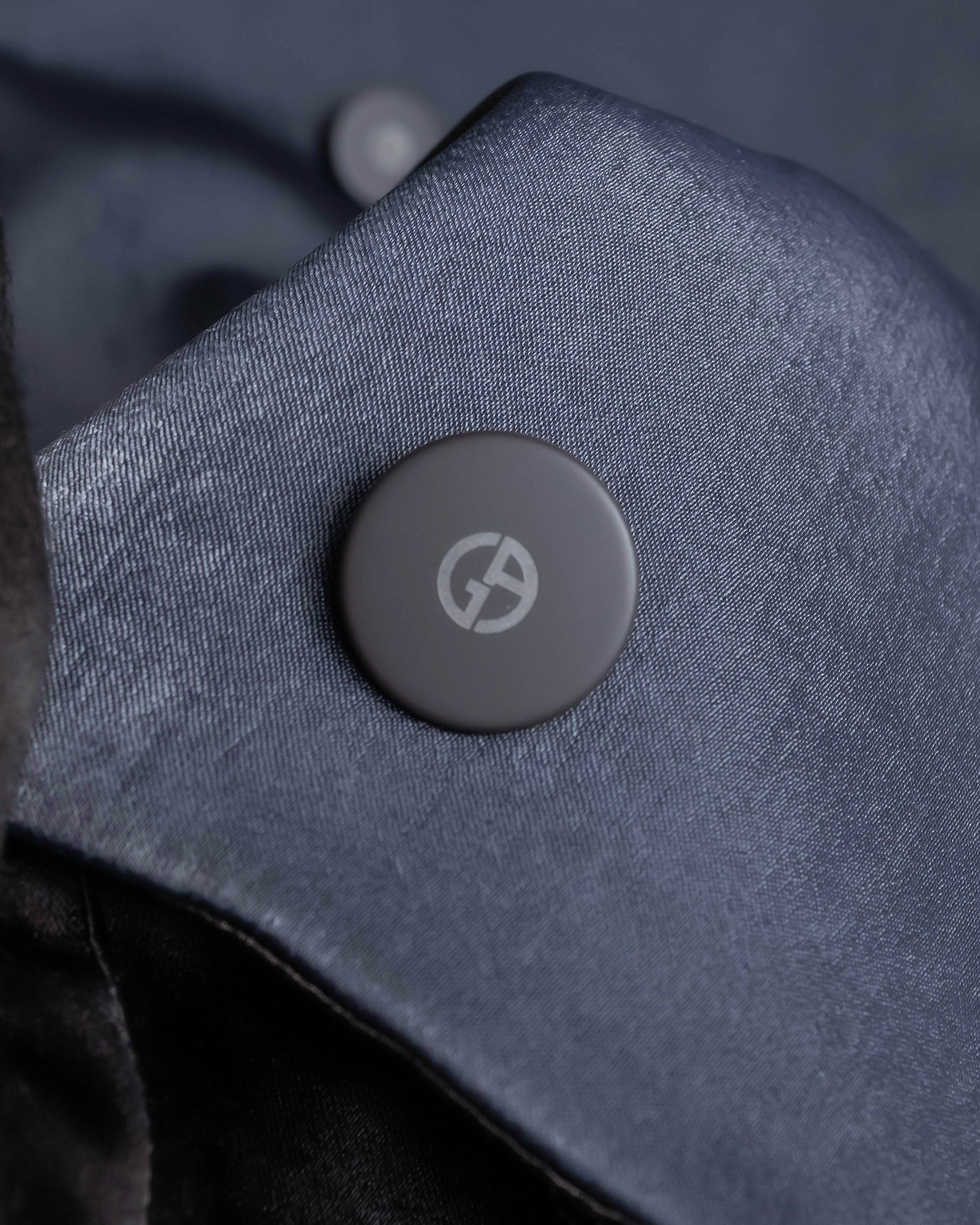 "GIORGIO ARMANI" Double breasted 2way collar design short jacket