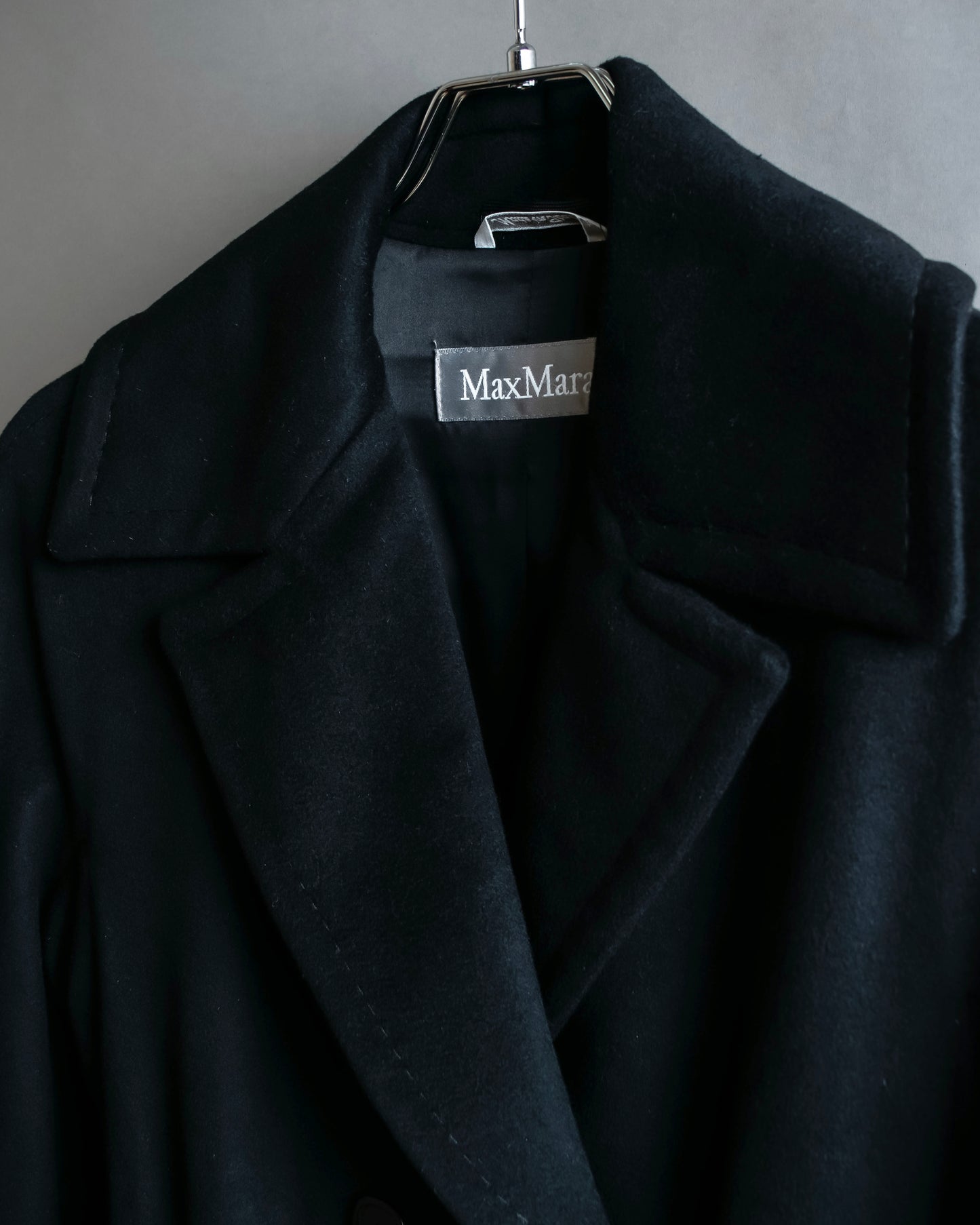 "Max Mara" Belted double breasted maxi trench coat