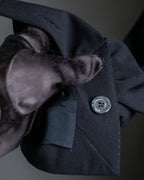 "GUCCI" black oversized mode style set up