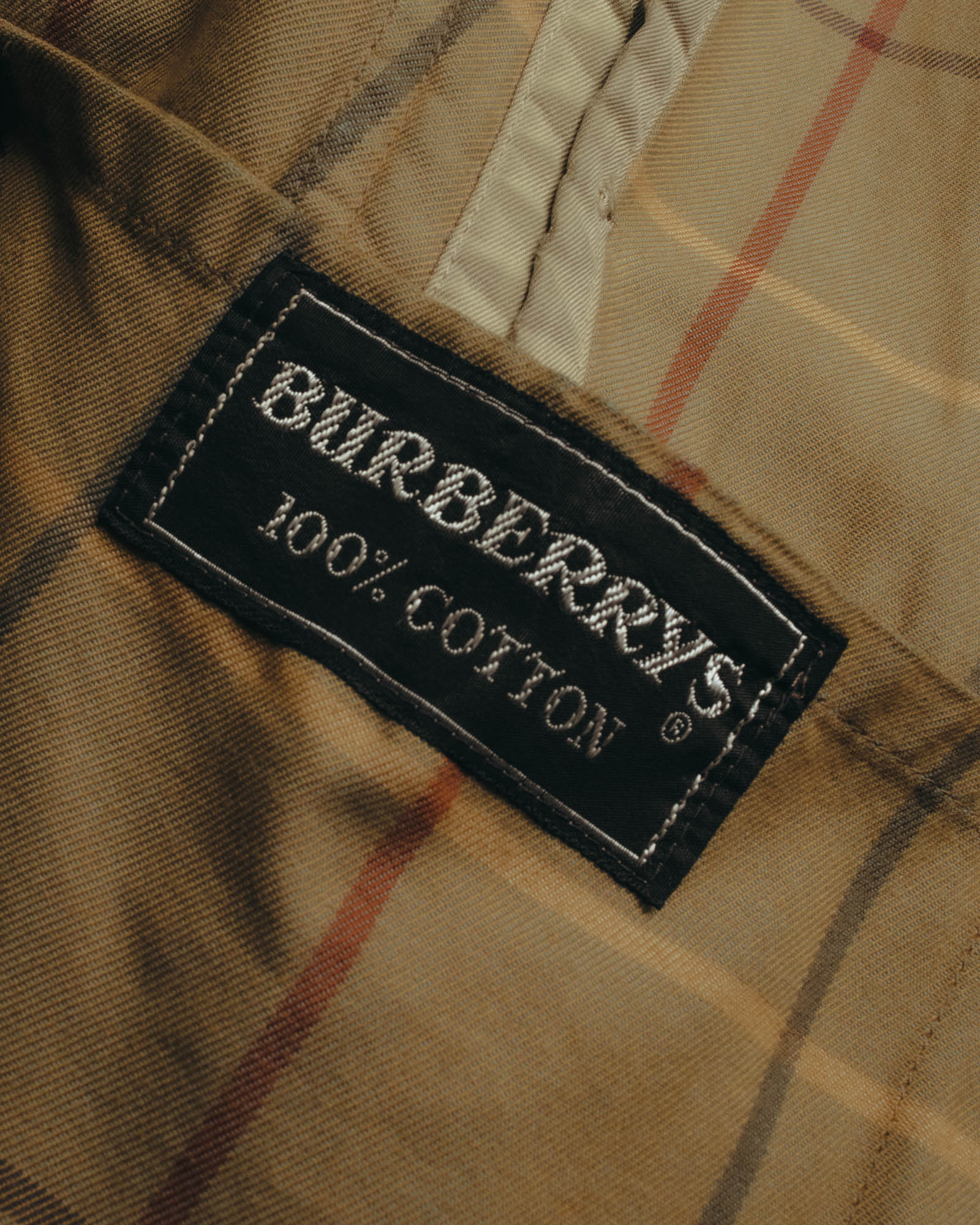 “BURBERRYS” 90’s classic cotton trench coat