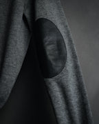 “MARTIN MARGIELA 14” 00’s Elbow patch wool cardigan