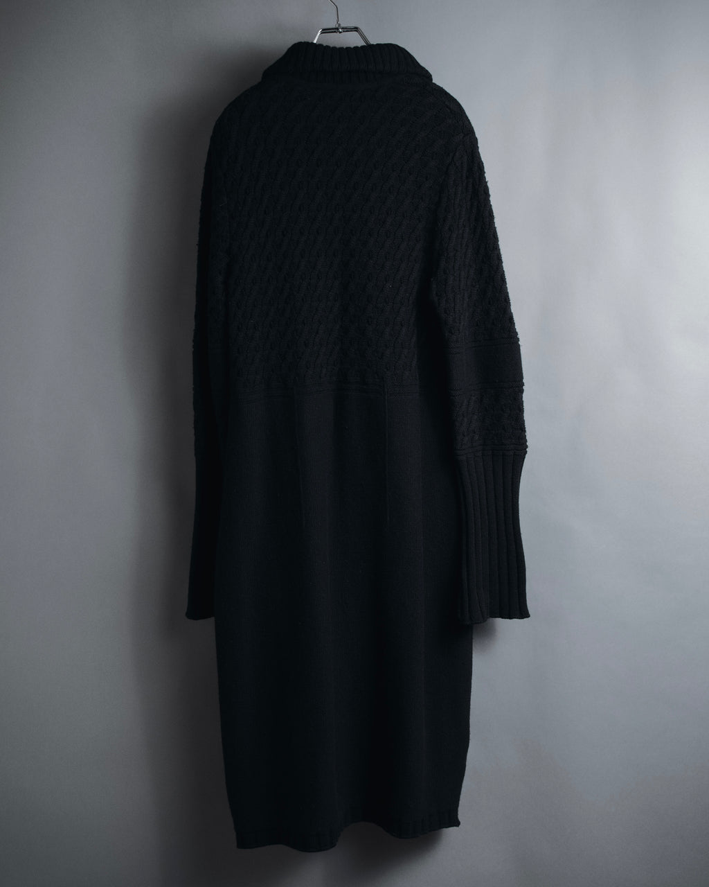 "SONIA RYKIEL" Textured knit button-front long cardigan