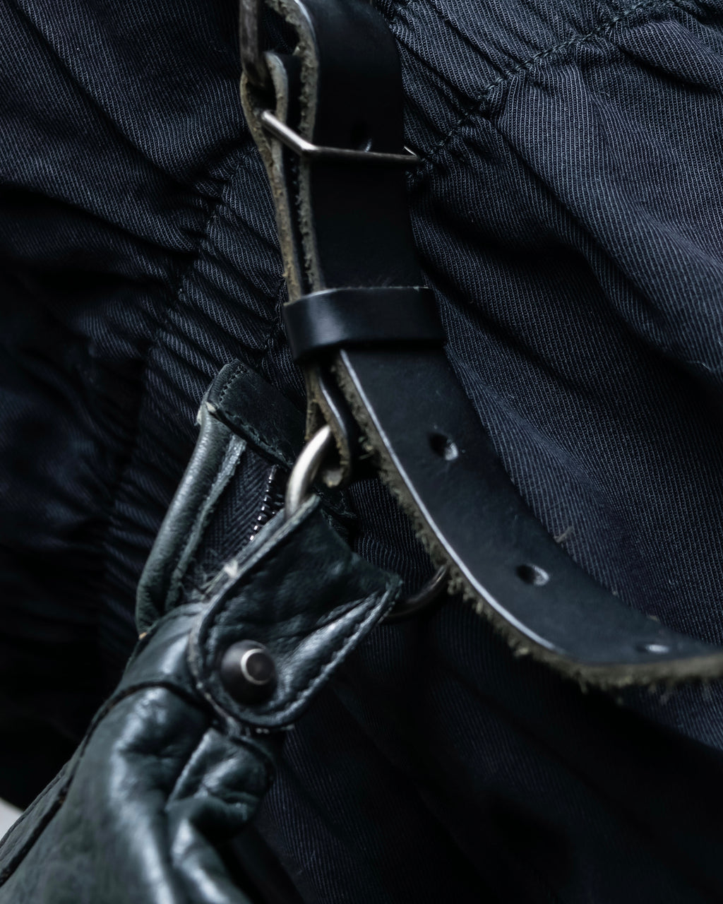 “BALENCIAGA” The Day leather shoulder bag