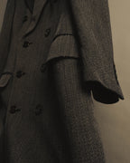 “GUCCI” Late 90’s-early 00’s military double breasted wool coat