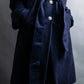 "DIOR" Double gun flap belted chester field coat