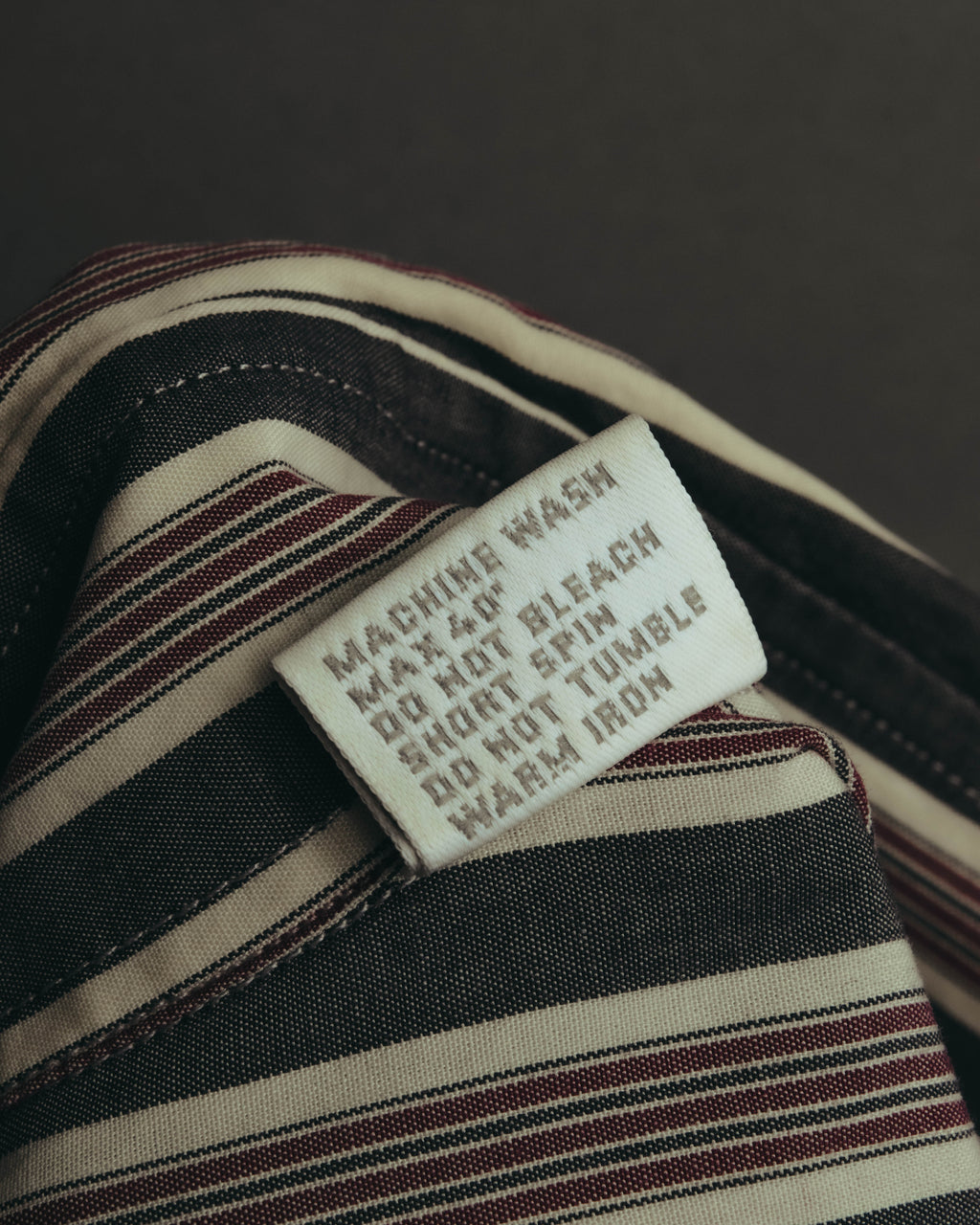 "GUCCI" 90's-00's Striped cotton button-down shirt