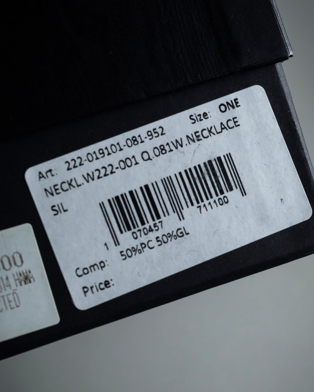 "DRIES VAN NOTTEN" 2022's Double crystal detail magnetic choker