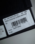 "DRIES VAN NOTTEN" 2022's Double crystal detail magnetic choker