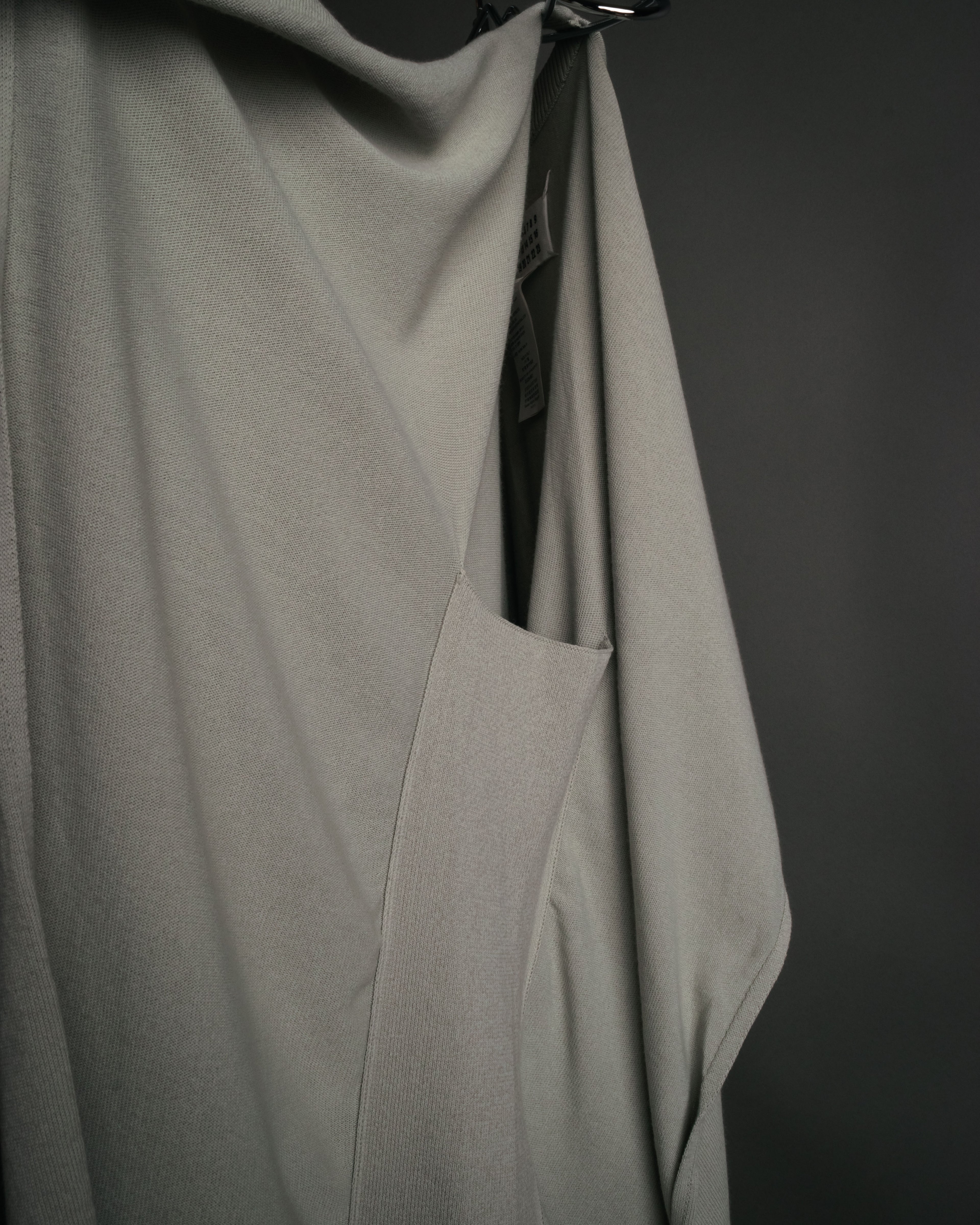 “Maison Margiela” 2015SS deconstructed cape knit top