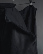 "DRIES VAN NOTEN" 10’s cupro-cotton satin long skirt