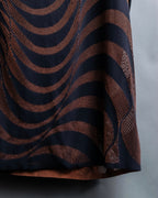 "PLEATS PLEASE ISSEY MIYAKE"
 Marble print dolman sleeve tops