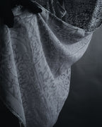 "Christian Dior" 80’s-90’s Burnout velvet arabesque logo stole