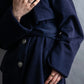 "DIOR" Double gun flap belted chester field coat