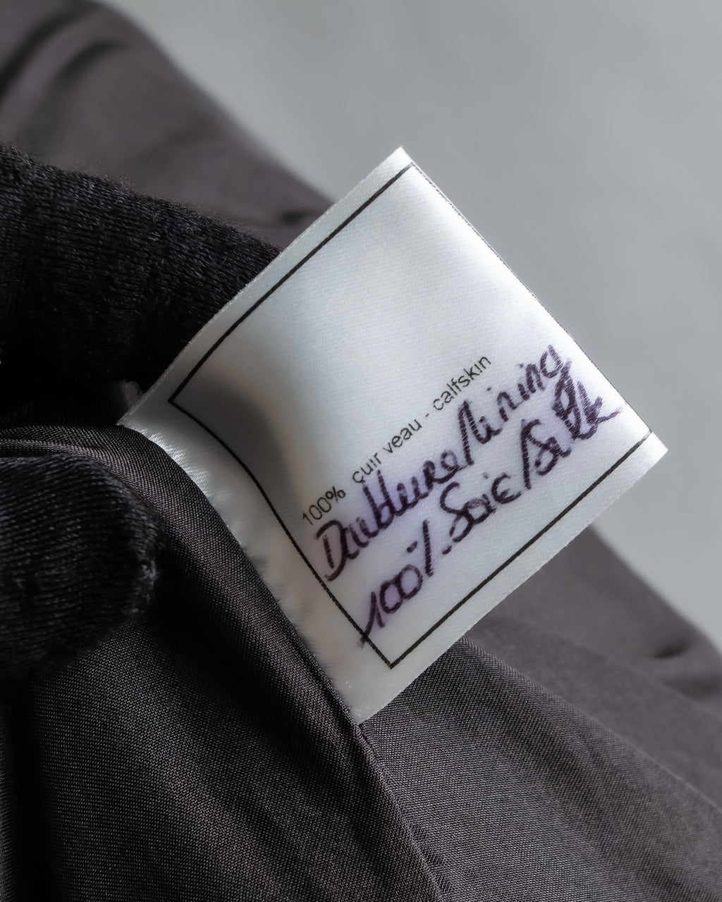 "CHANEL" 2000AW Karl Lagerfeld period calf leather vest