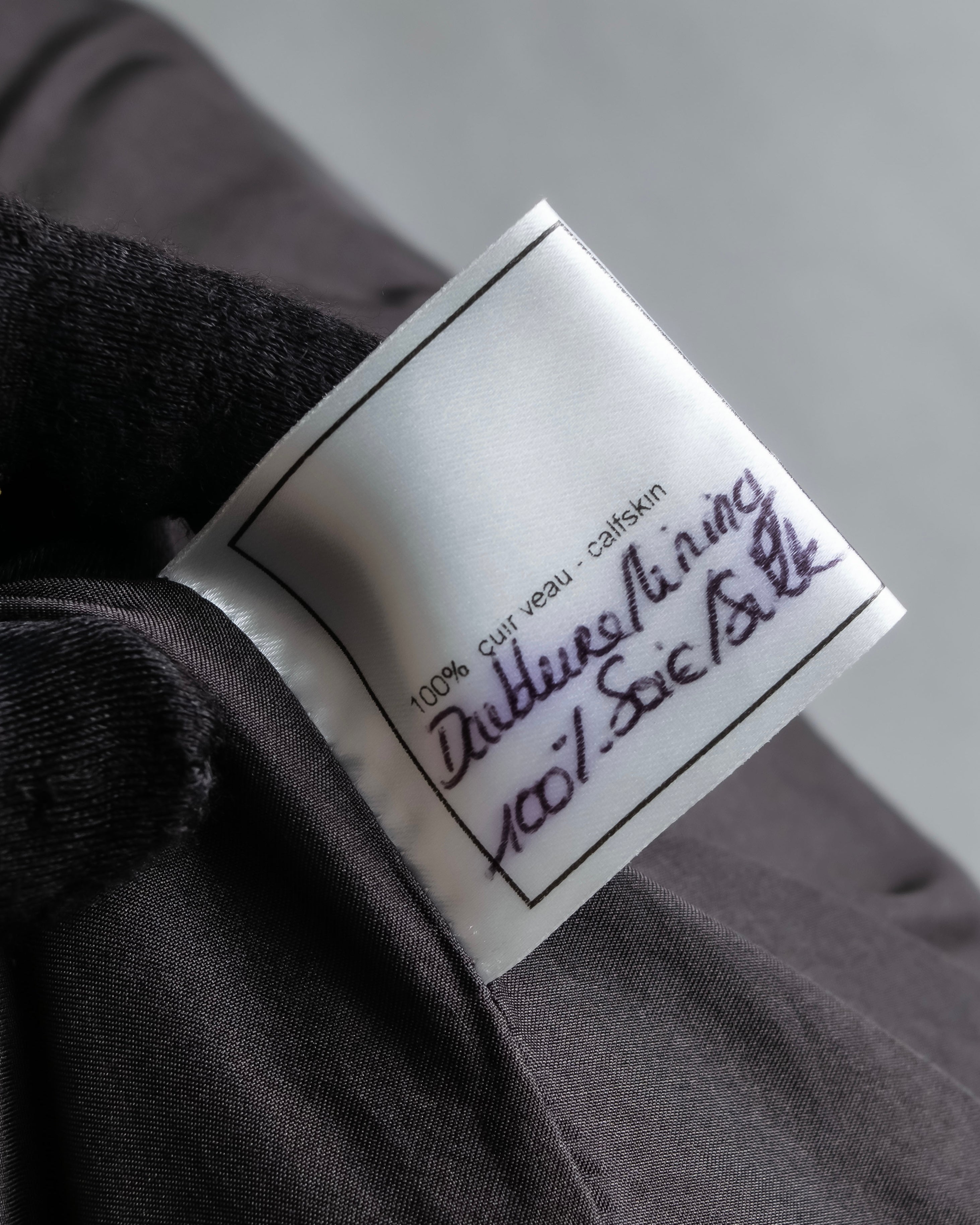 "CHANEL" 2000AW Karl Lagerfeld period calf leather vest