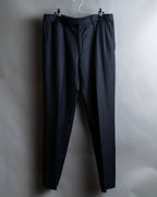 "LOUIS VUITTON" 2 button relaxed tailored jacket & no tuck tapered slacks set up