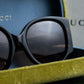 "GUCCI" Geometric frame Interlocking G sunglasses