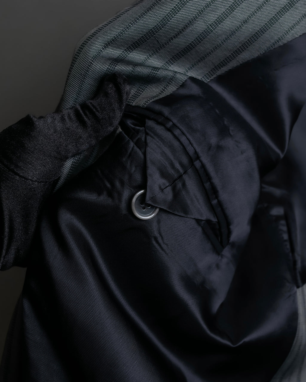 "Acne Studios" Antique design long striped coat