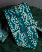 "JEAN PAUL GAULTIER" Trompe l'oeil design silk neck tie