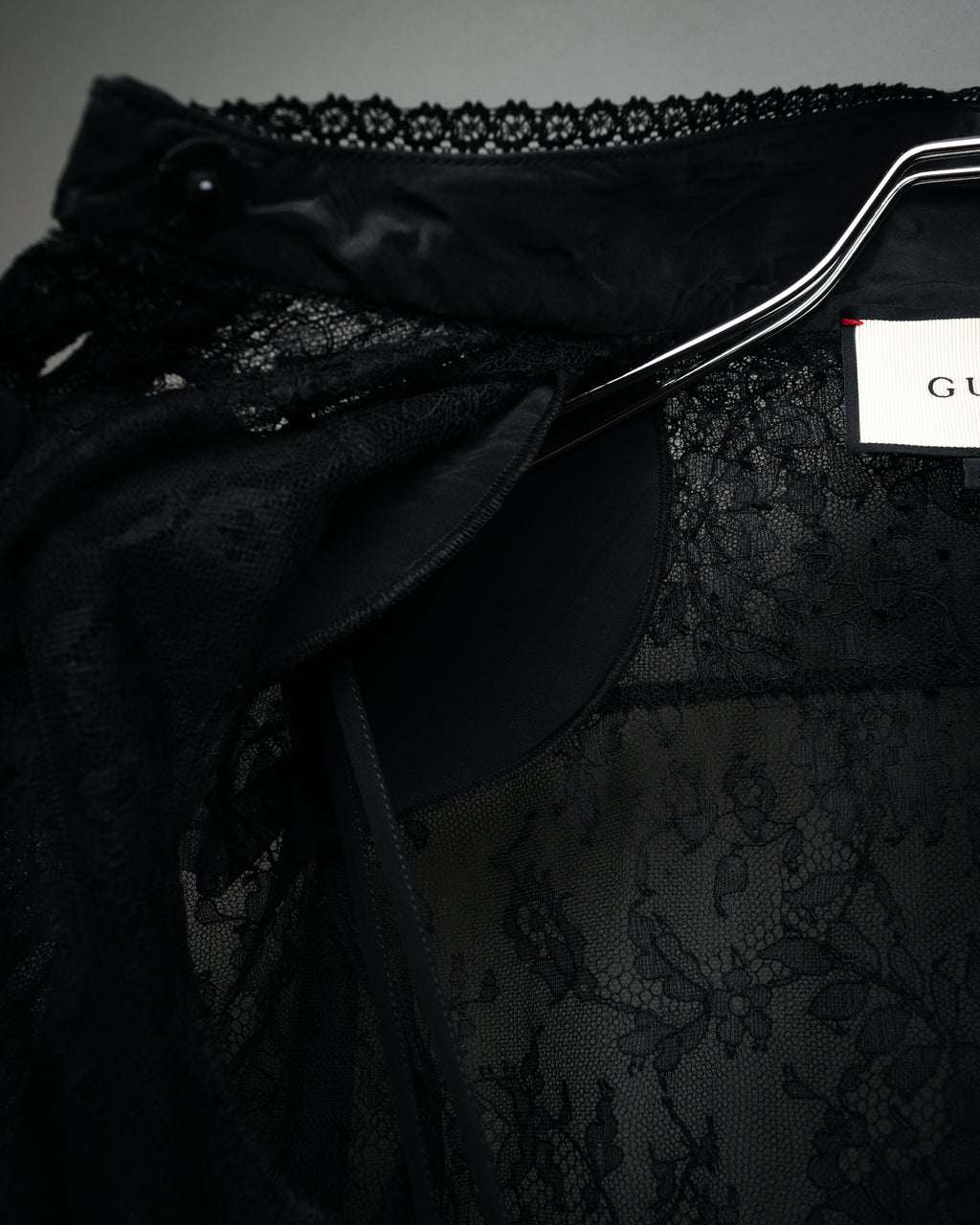 -SPECIAL- “GUCCI“ 2017-18 Fall winter lace bow blouse