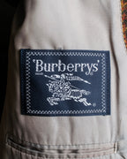 "Burberrys" Warm-colored checked twill tailored jacket